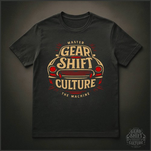 GEAR SHIFT CULTURE - T.shirt / Sticker 