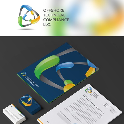 Create a sophisticated yet simple logo for a growing Offshore Oil and Gas Compliance Services Co.