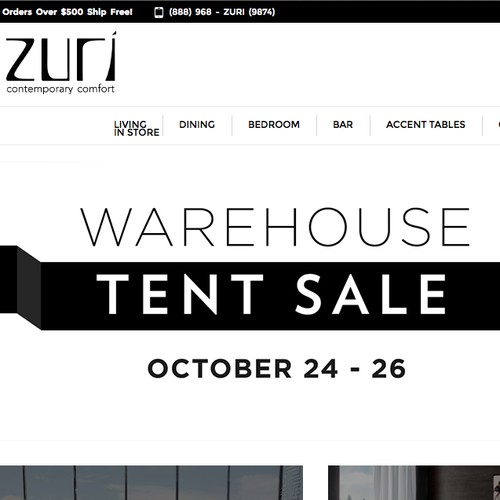 Zuri needs a new ad for homepage