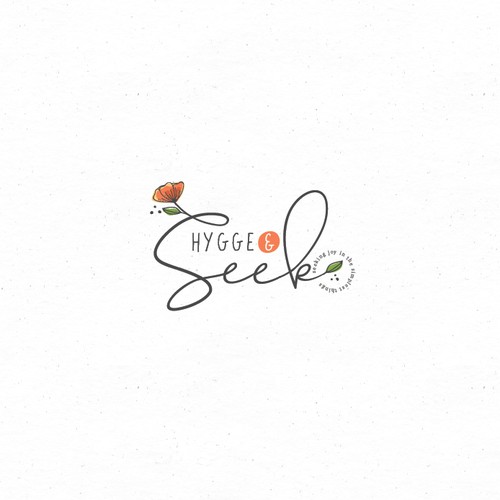 Logo for a joyful flower shop