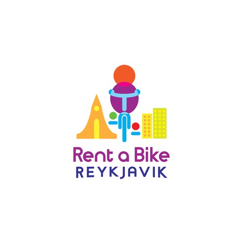 Logo Design for Rent a Bike Reykjavik