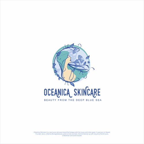 Illustrative design for a skincare co.