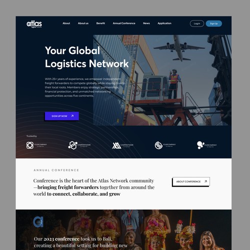 Logistic Landing Page