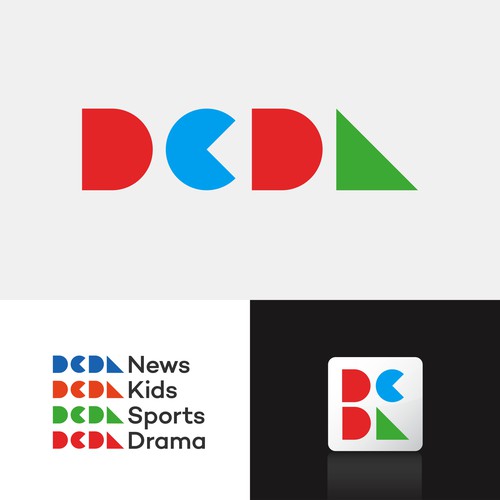 Brand identity concept for internet TV channel network.