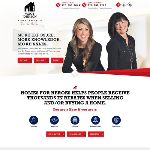 Real Estate Property agent website design