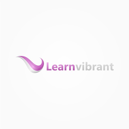 Surge of energy & Vibrant feels logo conpet for Learnvibrant