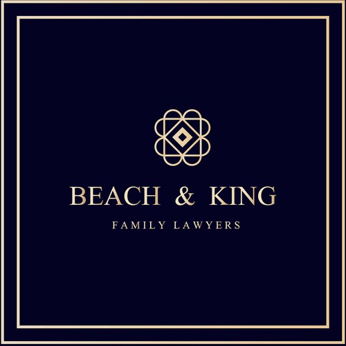 Feminine logo for a family law firm