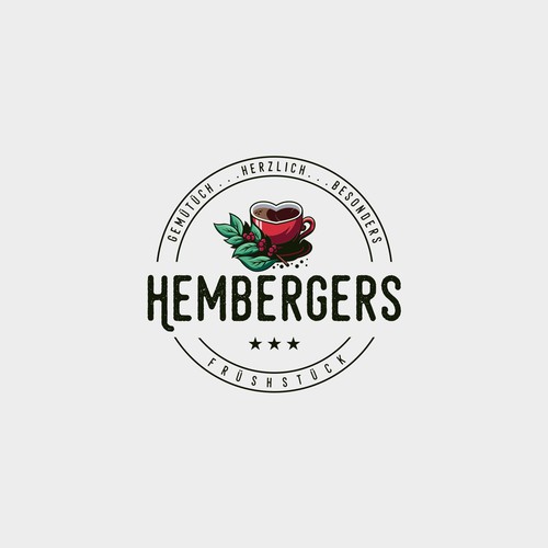 Vintage Logo for Hembergers Fürshtück