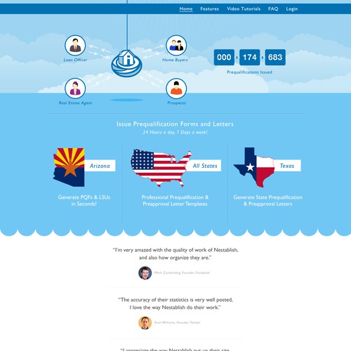 Redesign Nestablish's Homepage
