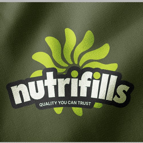 Nutrifills – Organic Supplement Brand Logo Design