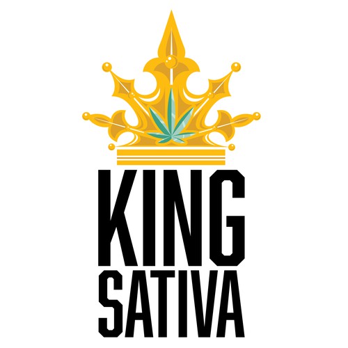 King Sativa Logo Design