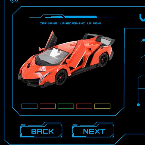 vehicle status UI Template