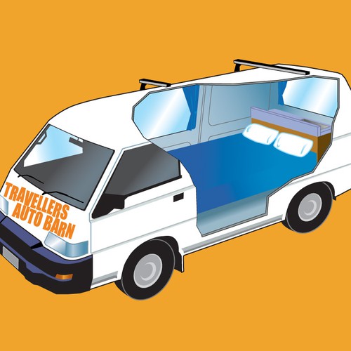 CARTOON STYLE CAMPERVANS/CARS AS EPS. FILES