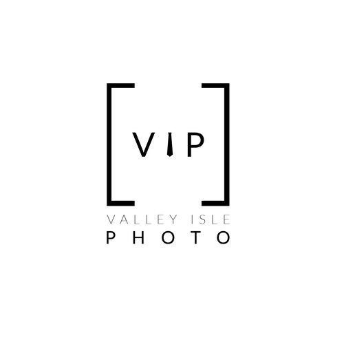 Minimalist concept for photography logo