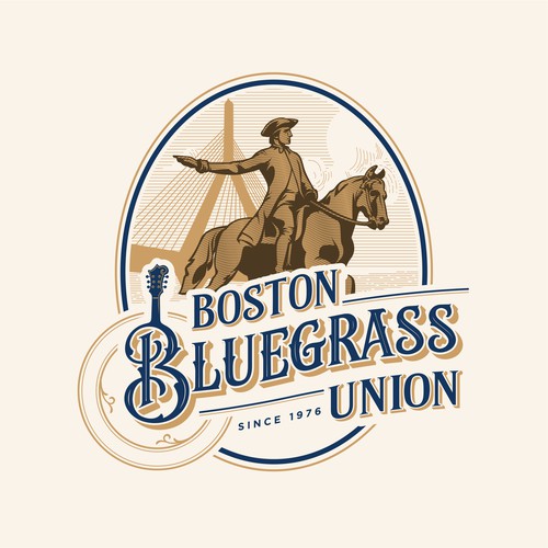 Vintage illustration from Bluegrass music community