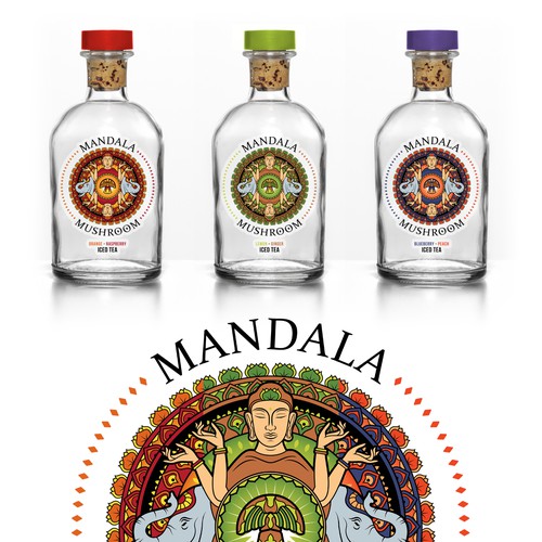 Logo for Mandala Mushroom Ice Tea