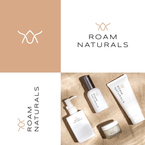 Design logo for Roam Naturals 