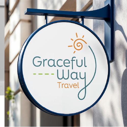 Graceful Way Travel Logo Design