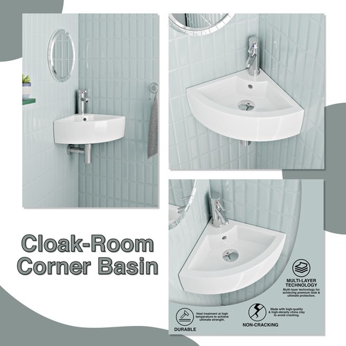 Cloak-Room Corner Basin