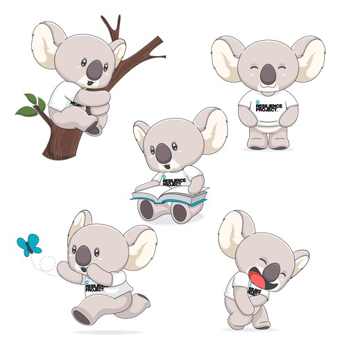 COZZY KOALA MASCOT - SET 2