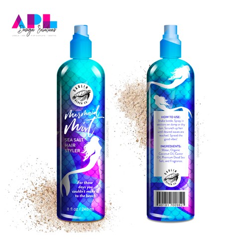 Mermaid Mist Label Design