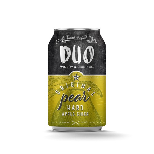 DUO Cider Label Design