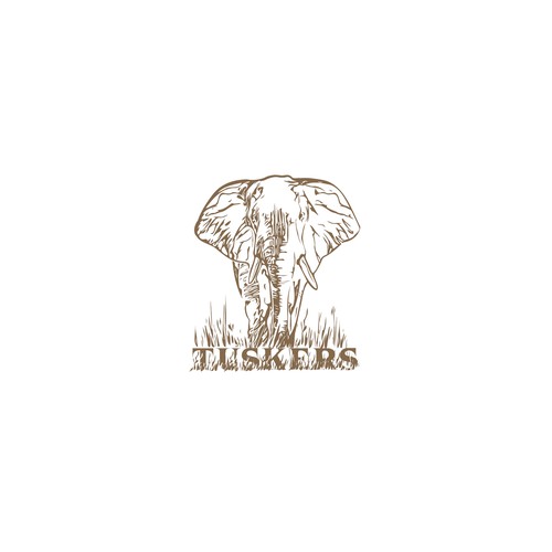 Elephant Drawing Logo