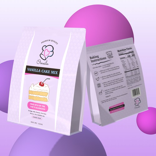 Omelia Vanila Cake Mix