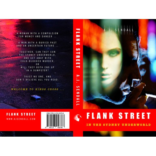 Australian crime novel set in the 90's needs moody, criminal noir'esque cover design