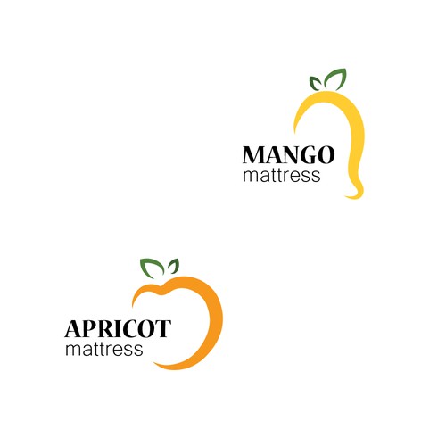 Two affiliated logos for mattress company