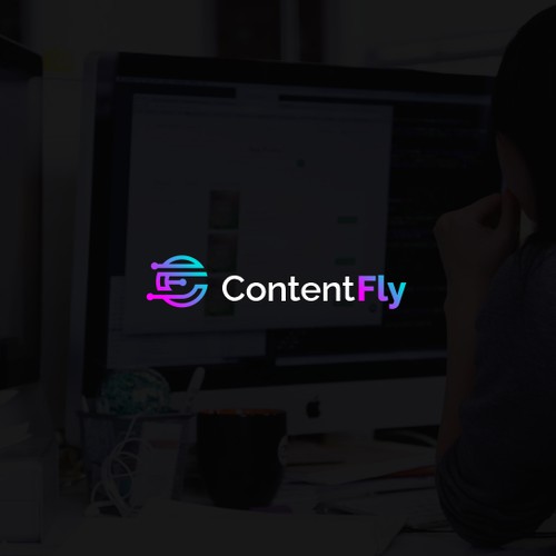 Content Fly Logo Concept