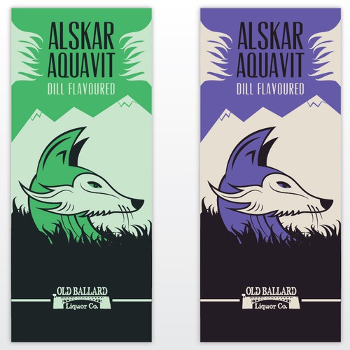 Design amazing label for Aquavit liquor bottle