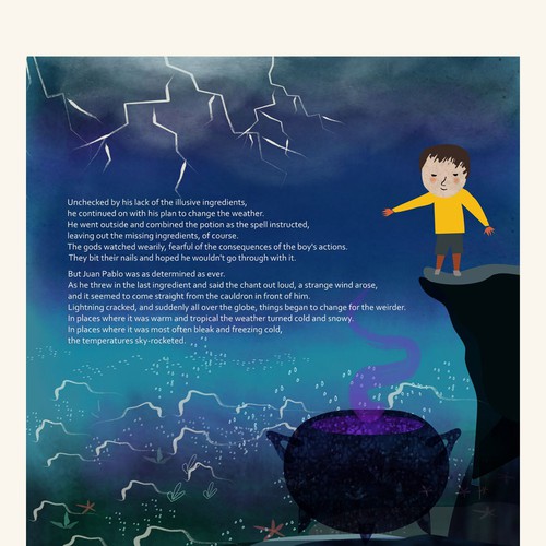 Illustration concept for children's book coverver