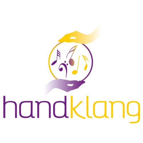 hand-klang Logo: Massage mit Musik verbinden