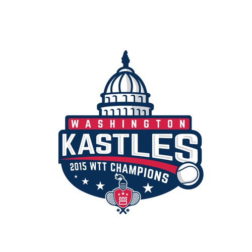 A championship logo for washington kastles