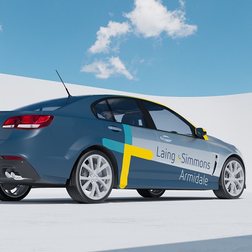 Real Estate Agency Car Wrap Design