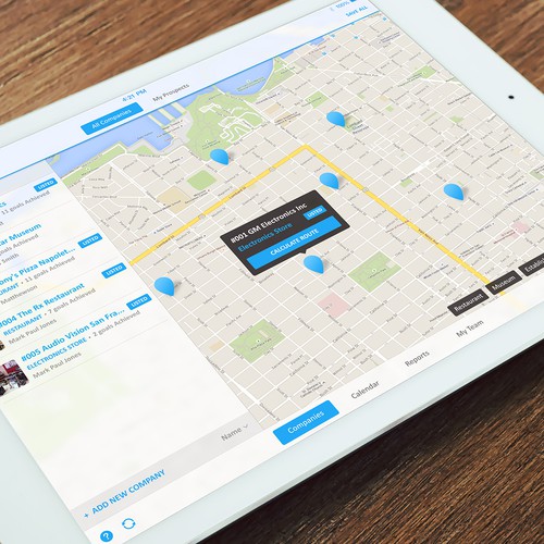 iOS app design - Salesmapp Prospect Conversion