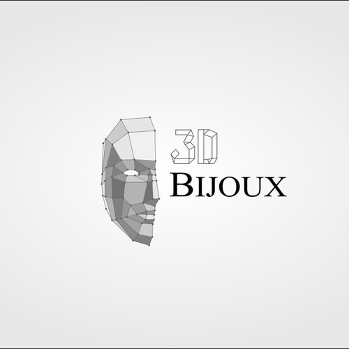 Create a modern and refined logo for 3D Bijoux !