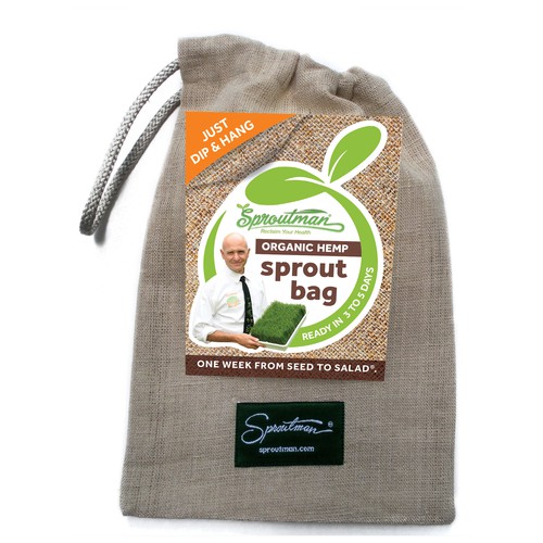Re-design Sprout Bag sales tag for Sproutman!