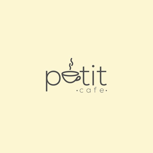 Design a clean logo for a small neighborhood vegetarian cafe with artisanal coffee in Oakland, CA.