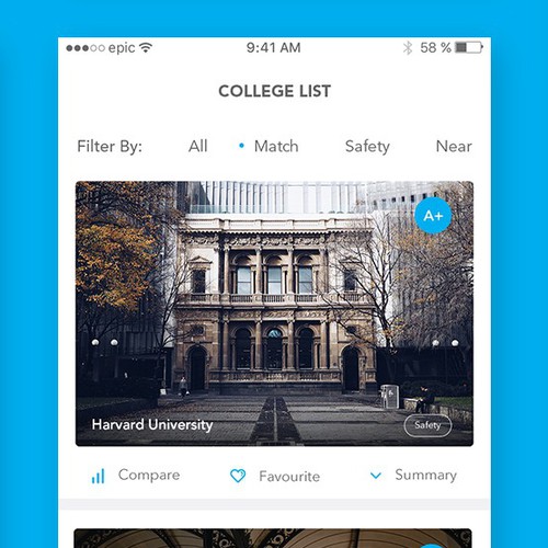 App design concept for edquity