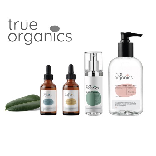 True Organics: Product Labels and Packaging Concept