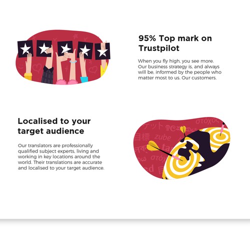 Vector Illustrations for a website