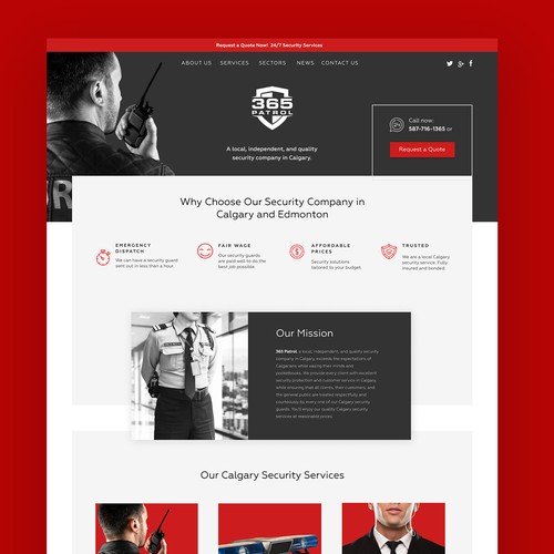 365 Patrol - Security Website