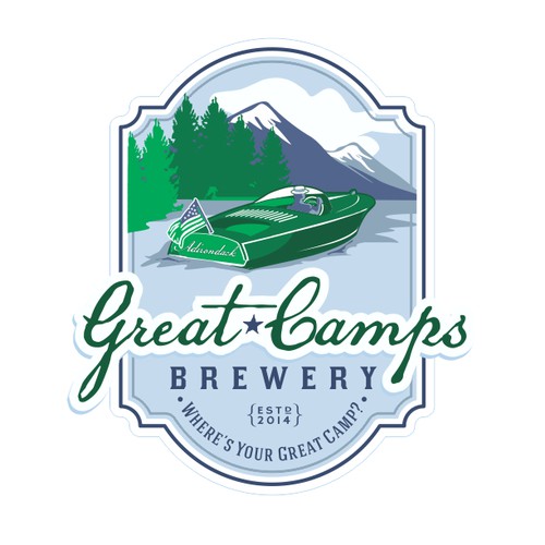 Great Camps Brewery:The feel of a crisp, clear Adironadack day, bringing together friends & family