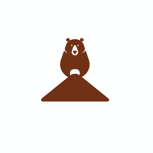 Brown funny bear