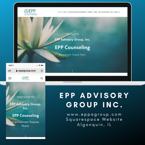 Squarespace Website for Therapist