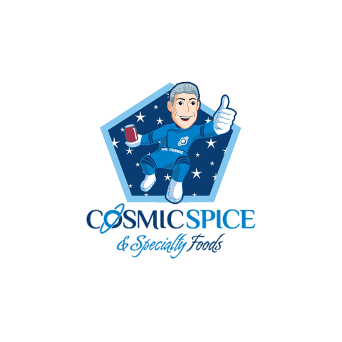 mascot for Cosmic Spice & Specialty Foods