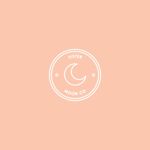 Simple logo for Sister Moon Co