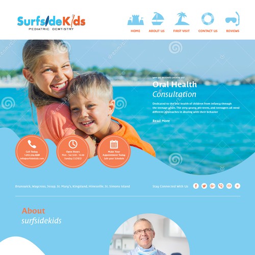 Web Design for Surfside Kids